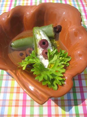 Jalapenos farcis au fromage de chèvre doux et crémeux