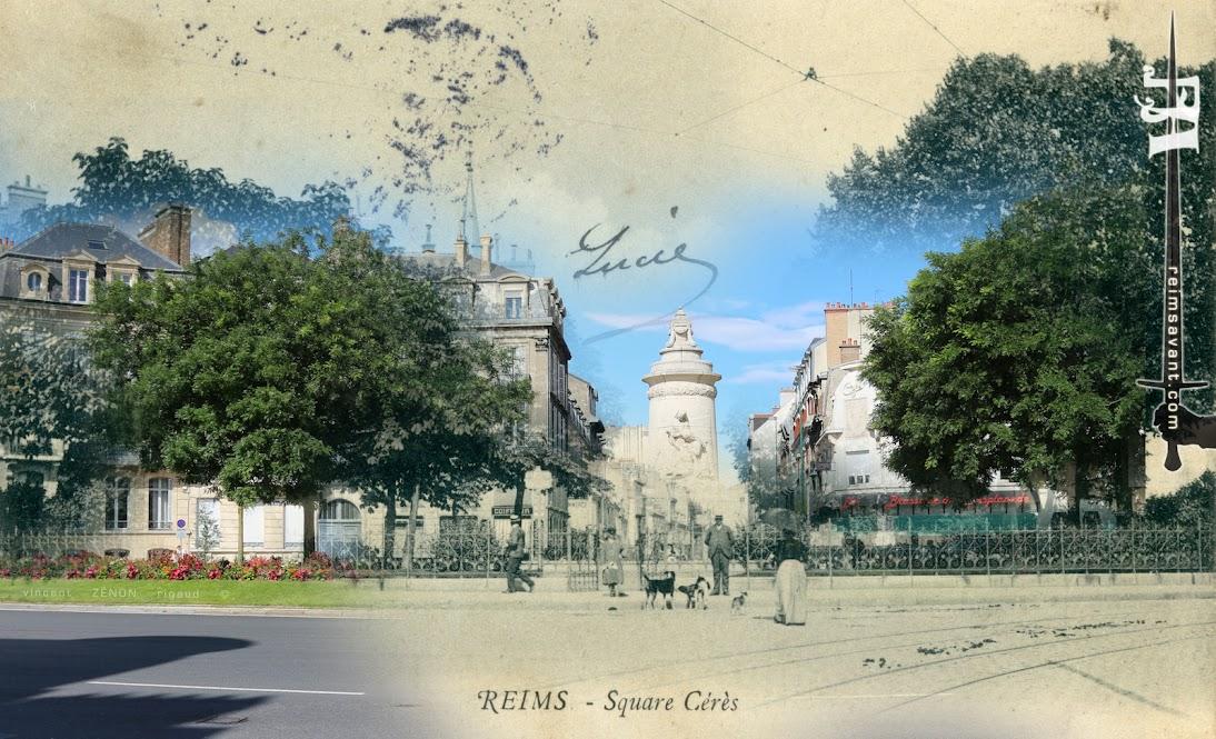 Le square #Cérès, avant guerre.