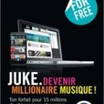 JUKE, musique et playlist en ligne!
