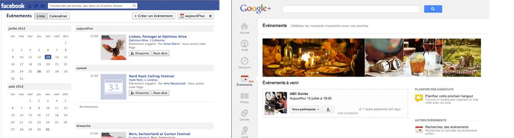 Evenement-Facebook-Google+