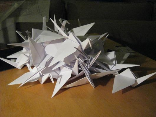 On a plié mille grues…