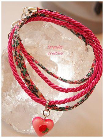 bracelet liberty double coeur gourmand lacaudry creation