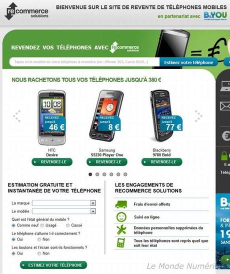 Revendez votre smartphone avec B Revendez votre smartphone avec B