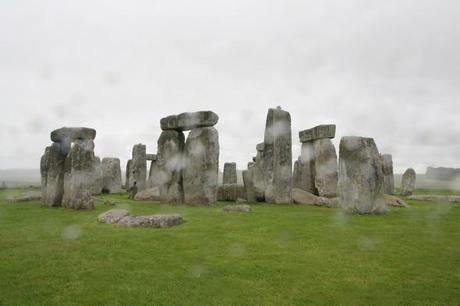 Stonehenge sous la pluie