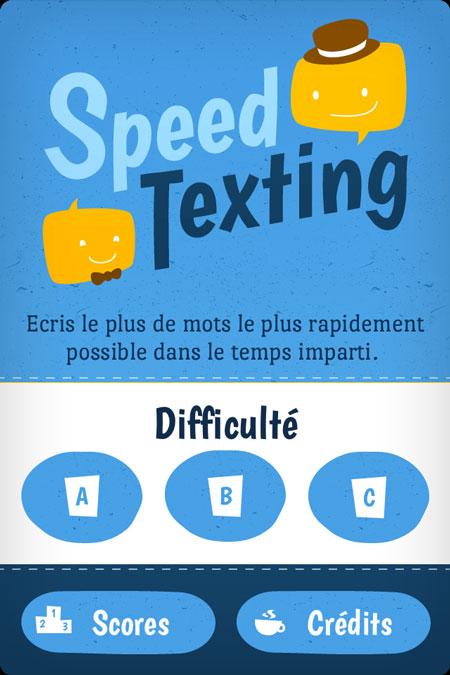 Speed Texting, par Anthony Ly