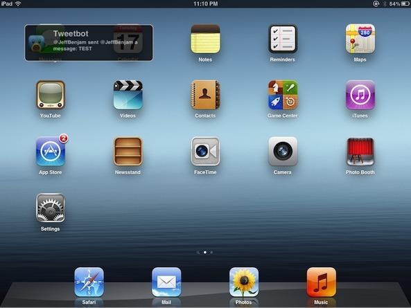 NotiPad, une nouvelle façon d'afficher les bannières de notifications...