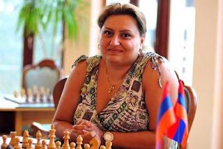 Echecs à Jermuk : l'Arménienne Elina Danielian (2480) - Photo © site officiel