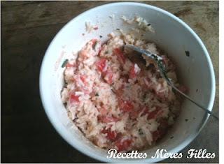 La recette Pique-Nique : Salade de riz au crabe