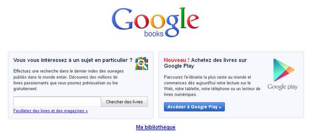 Google ouvre sa librairie en ligne en France