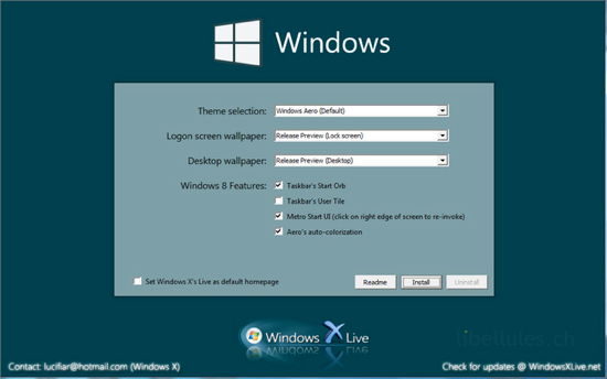 Windows8UXPack Windows 8 UX Pack pour Windows 7