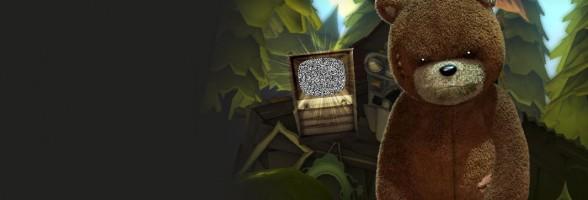 Naughty Bear prépare ses vacances