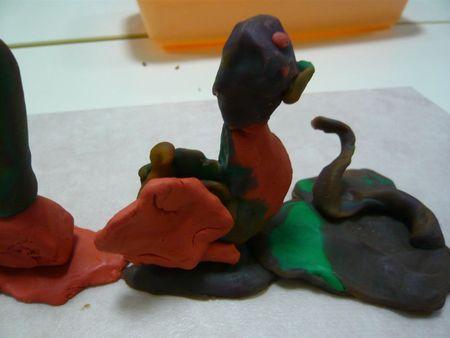 oiseaux en pate a modeler