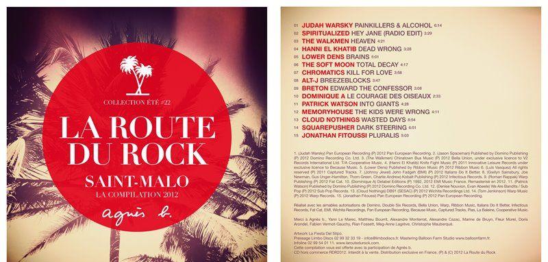 Concours – La Route du Rock 2012 – 5 compilations à gagner