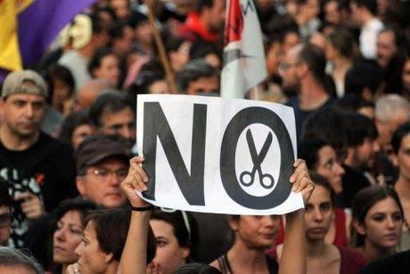 Non aux coupes budgétaires en Espagne