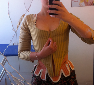 Nouveau projet : anglaise retroussée dorée