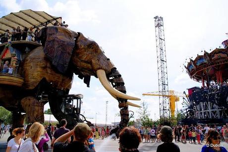 Le Grand éléphant et le Carrousel Nantes