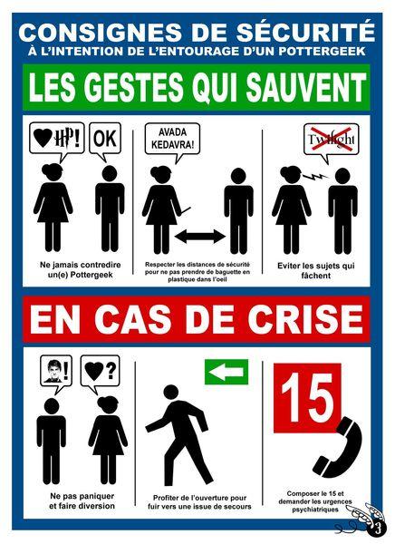 Consignes de sécurité