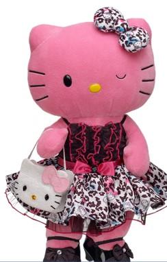 La peluche Hello Kitty Pink Leopard | À Voir