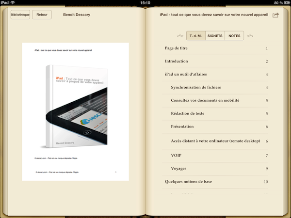 ebok epub ipad Version epub de mon ebook : iPad, tout ce que vous devez savoir à propos de votre appareil