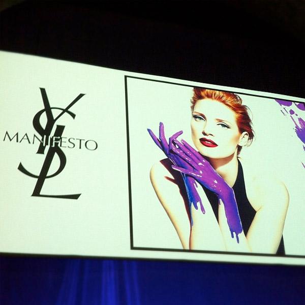 Jessica Chastain pour YSL