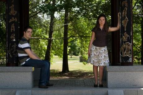 Séance photos de couple au Parc Floral Bordelais