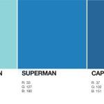 Les couleurs Pantone de vos superhéros préférés