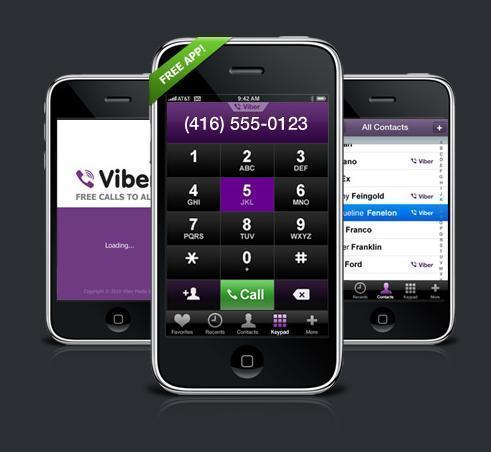 Viber (version 2.2.0), pour téléphoner gratuitement à l'internationale sur iPhone...