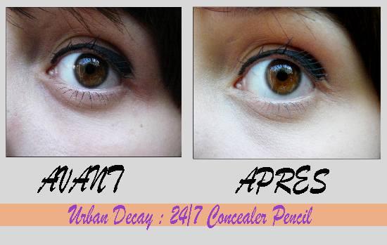 Beauty Test : Urban Decay 24/7 Concealer pencil