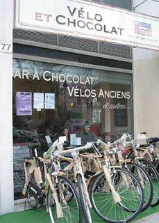 Vélo et chocolat