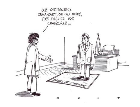 Timides appels de la communautĂŠ internationale Ă  l'adresse de la Chine