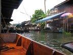 Marché flottant en Thaïlande