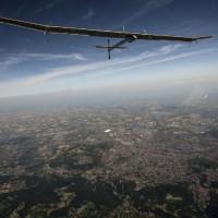 Solar Impulse au-dessus du centre de la France