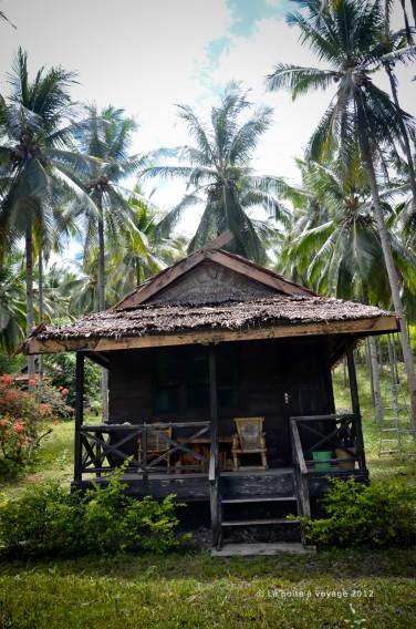 Notre bungalow à Maleo Cottages (Luwuk, Sulawesi Centre, Indonésie)