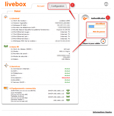 Livebox : Planifier les heures d'accès à internet de vos équipements Wifi  ou filaire - Paperblog