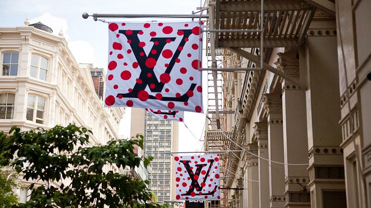 DP for Louis Vuitton in Soho, NYC - was pleasantly surprised and