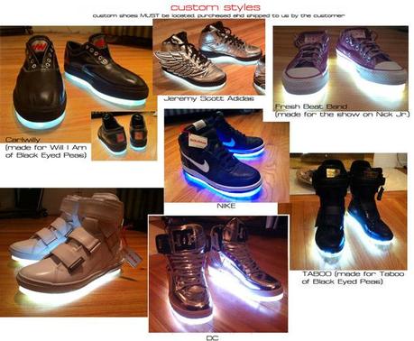 Chaussures à LED