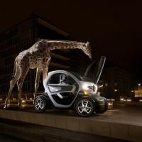 wild style Renault Twizy : girafe