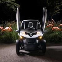 wild style Renault Twizy : flamant rose