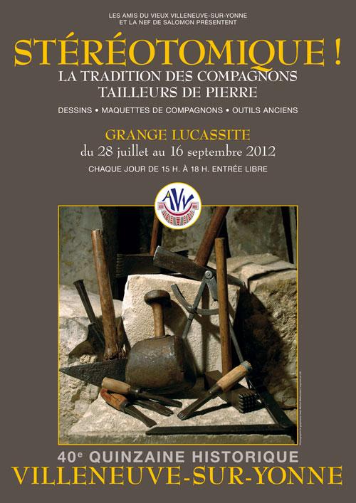 Exposition « Stéréotomique ! » à Villeneuve-sur-Yonne (89)