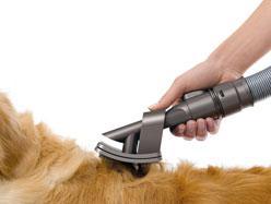 Gadgets pour animaux - Brosse aspiratrice de poils de chien 