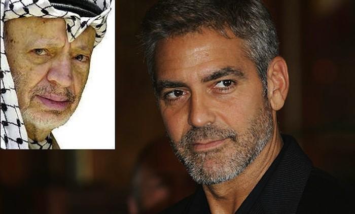 George-Clooney-Yasser-Arafat