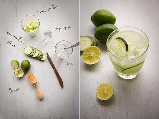 Un cocktail FRESH ! Gin, Concombre et Poivre noir!