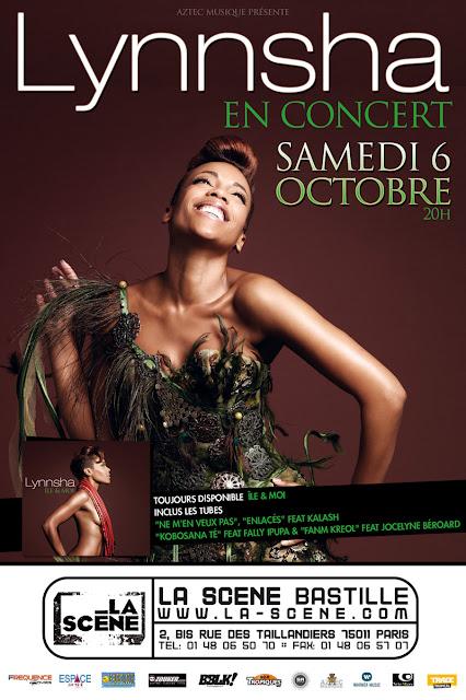 Lynnsha en concert le 6 octobre à la Scène Bastille