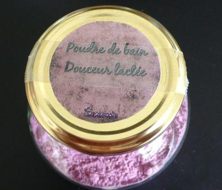 poudre de bain douceur lactée pot