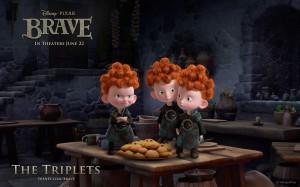 Brave Triplets Wallpaper 300x187 Avant première Rebelle (3D)