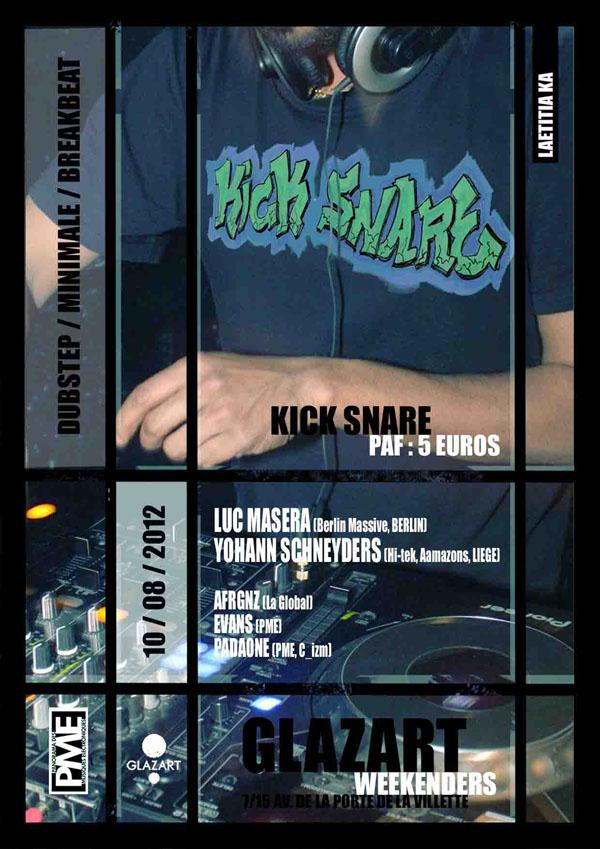 KICK SNARE #3 @ Glazart