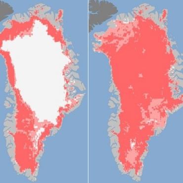 La NASA alerte sur le dégel record du Groenland au mois de juillet