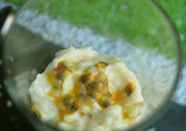 Riz au lait aux fruits de la passion