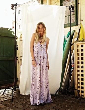 ORIENTAL PATCHWORK MAXI DRESS