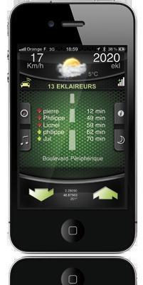 Eklaireur sur iPhone, gratuit au lieu de 4.99 €...